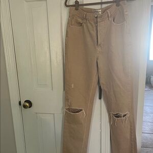 We The Free Tan Denim Jeans